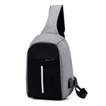 One Strap Backpack With USB Charger