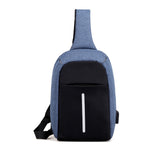 One Strap Backpack With USB Charger