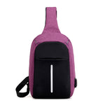 One Strap Backpack With USB Charger