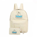 Cute Unicorn Backpack Case Set