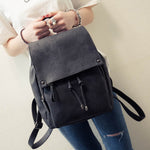 Canvas College Backpack Bag