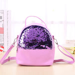 Sequins Soft PU Mini Backpack