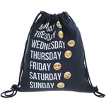 Emoji Drawstring Softback