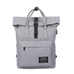 Canvas Laptop Backpack USB charging