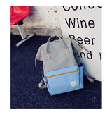 Fashion Striped Double Color Backpack
