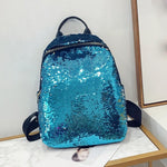 Shiny Panelled Backpack