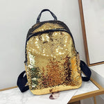 Shiny Panelled Backpack