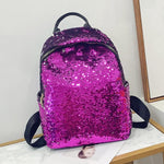 Shiny Panelled Backpack