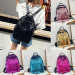 Shiny Panelled Backpack