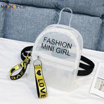 Transparent Fashion Mini Backpack
