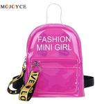 Transparent Fashion Mini Backpack